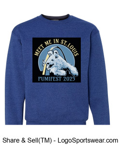 Champion Adult Powerblend Crewneck Sweatshirt Design Zoom